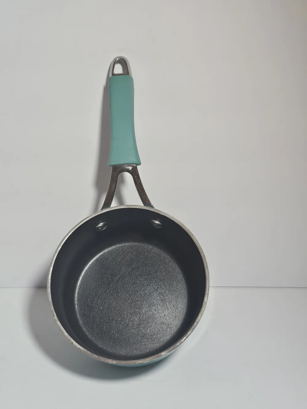The Pioneer Woman Teal Saucepan Speckled Enamel Aluminum Non Stick No Lid
